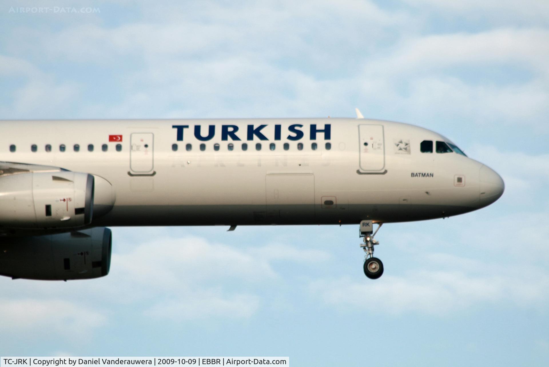 TC-JRK, 2008 Airbus A321-231 C/N 3525, arrival of flight TK1937 to rwy 02