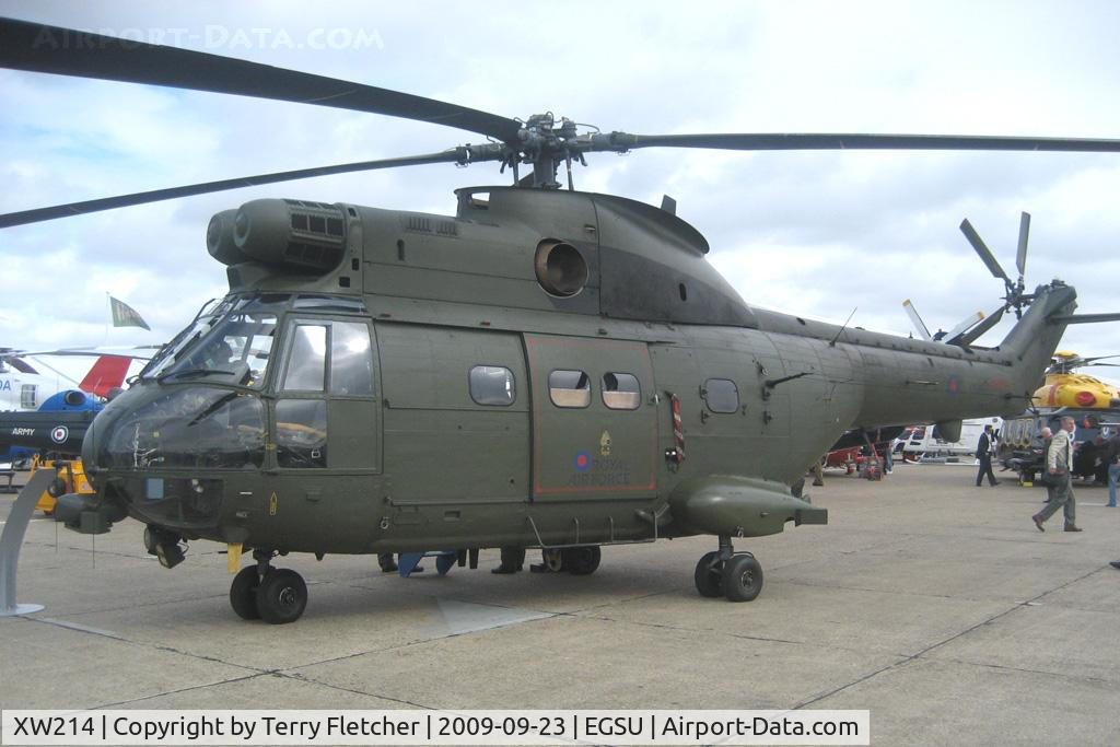 XW214, 1971 Westland Puma HC.1 C/N 1120, Exhibited at HeliTech 2009 at Duxford