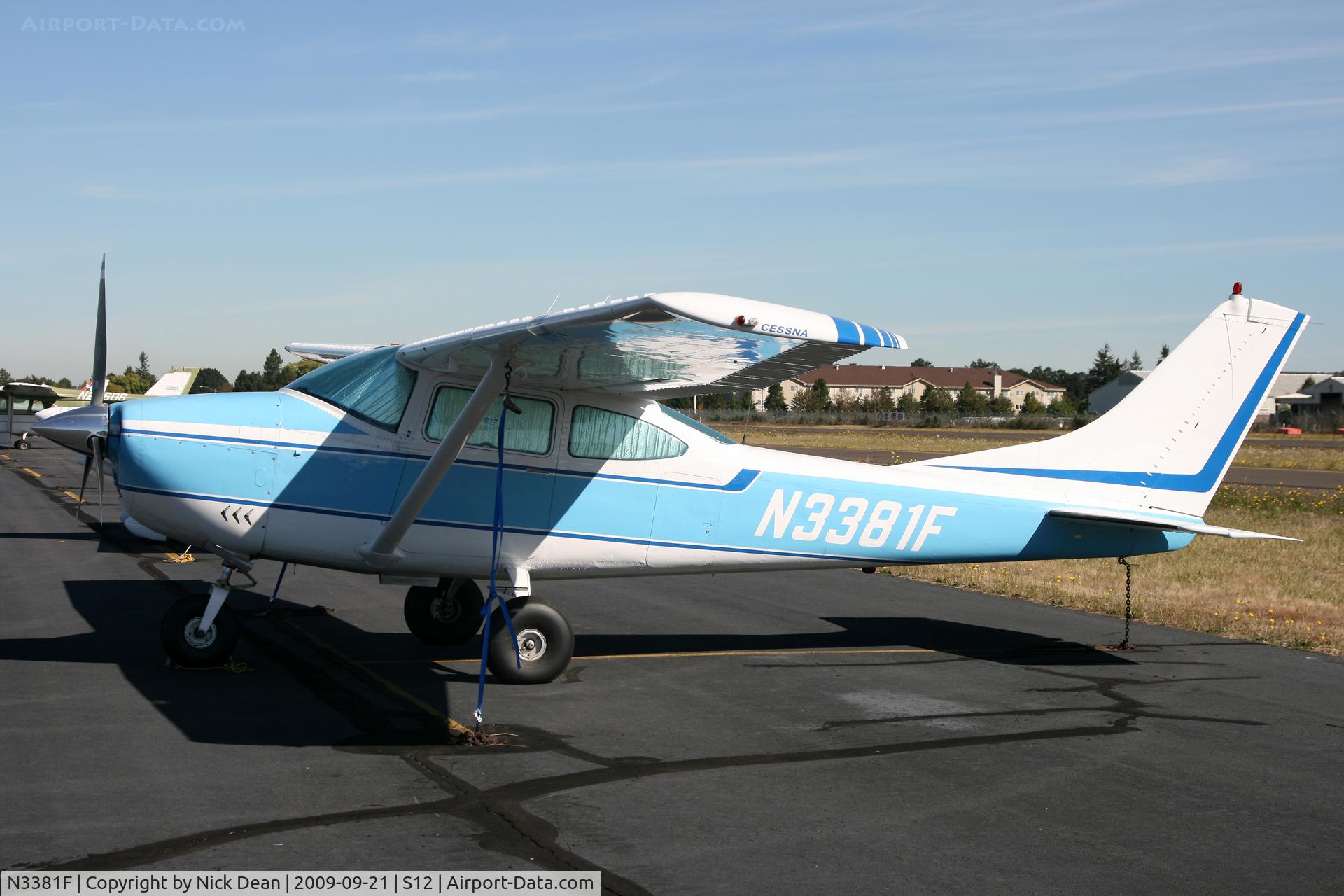 N3381F, 1966 Cessna 182J Skylane C/N 18257381, KS12