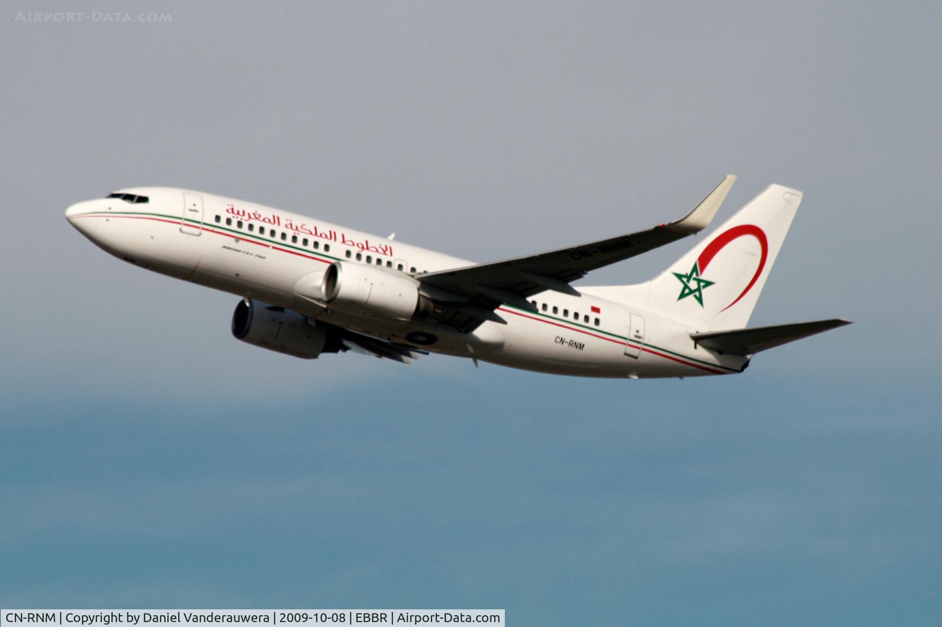 CN-RNM, 1999 Boeing 737-7B6 C/N 28984, Flight AT839 is taking off from rwy 25R