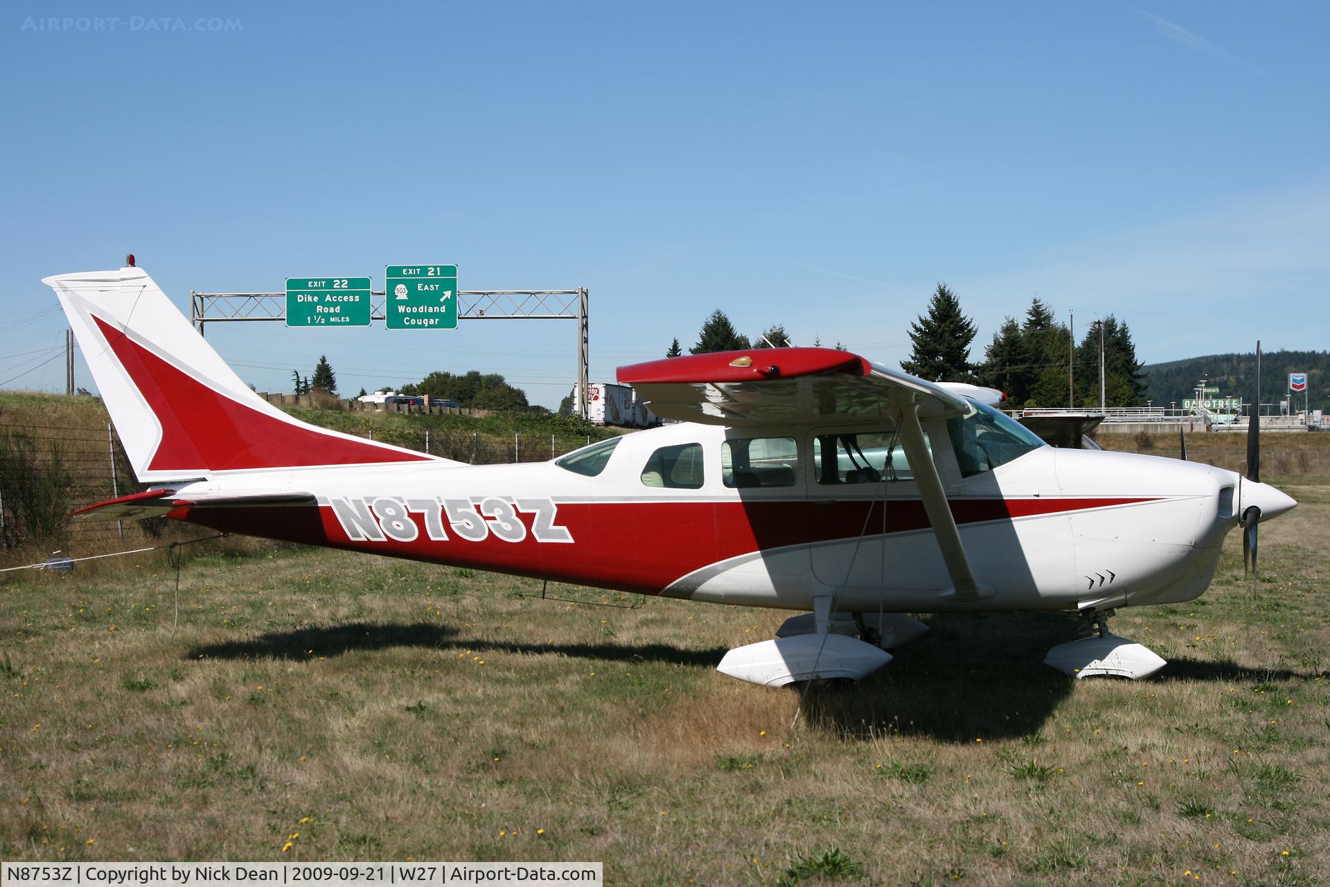 N8753Z, 1968 Cessna P206D Super Skylane C/N P206-0553, W27