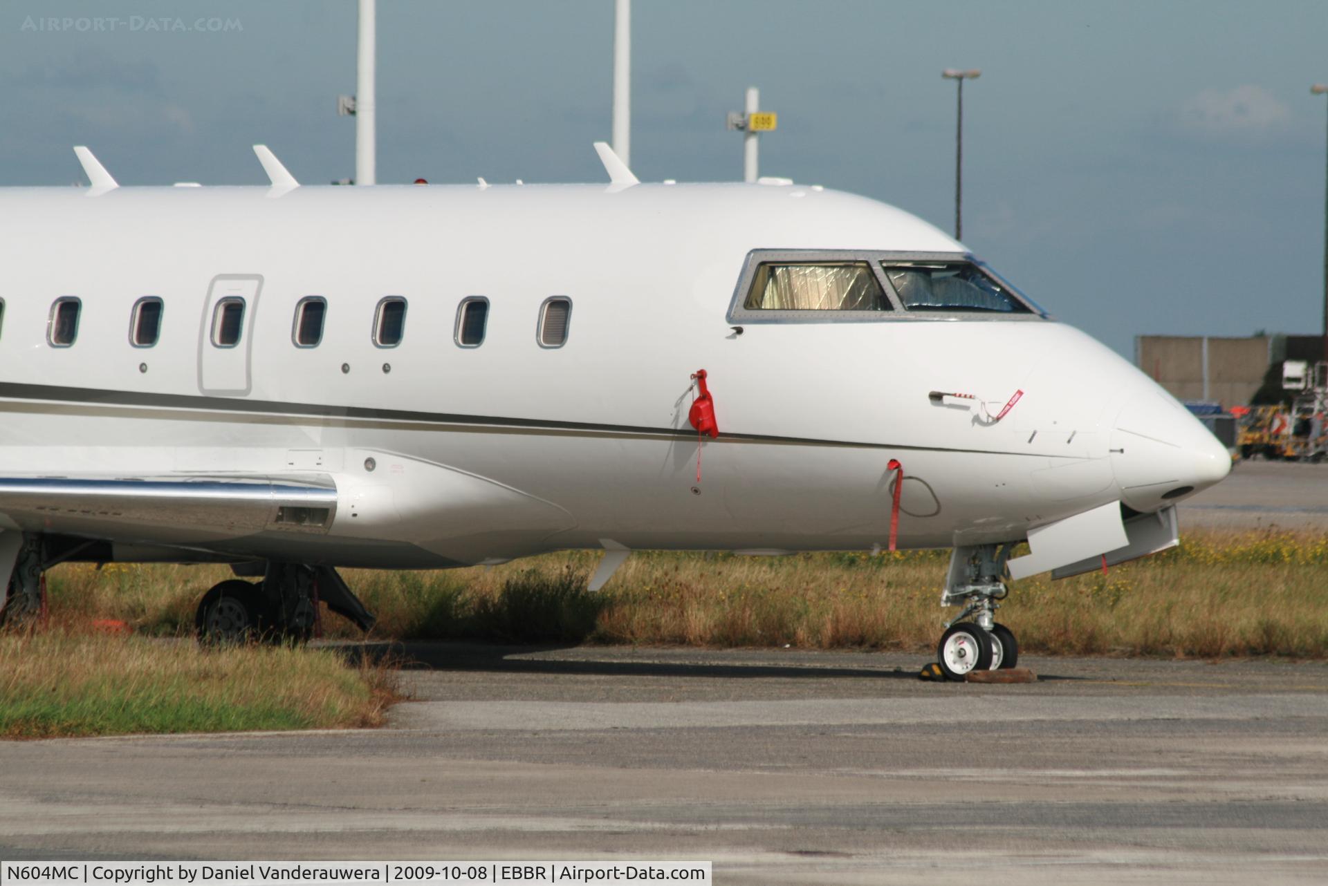 N604MC, 2004 Bombardier Challenger 601-3A (CL-600-2B16) C/N 5581, parked on General Aviation apron