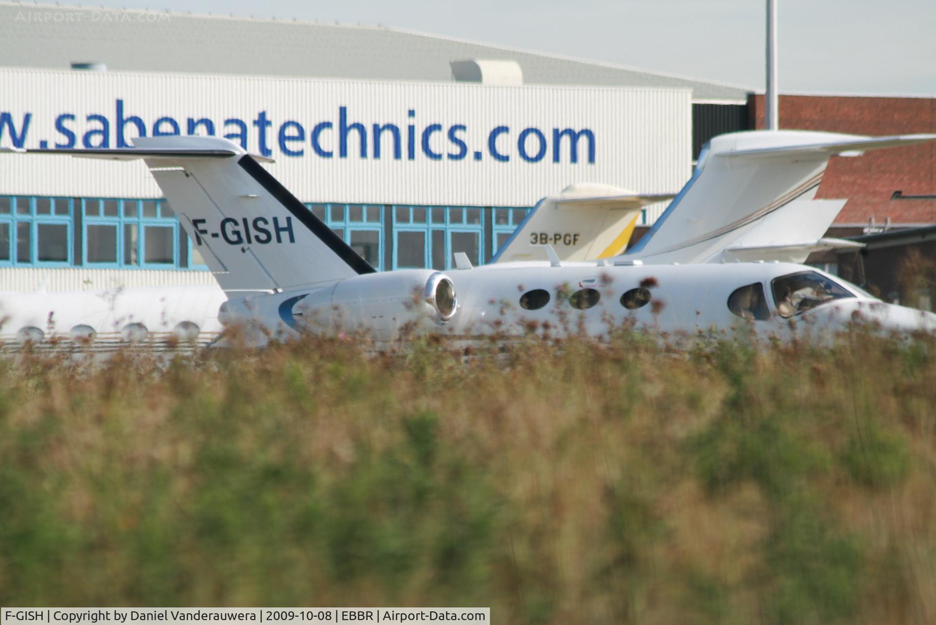 F-GISH, 2009 Cessna 510 Citation Mustang Citation Mustang C/N 510-0182, parked on General Aviation apron
