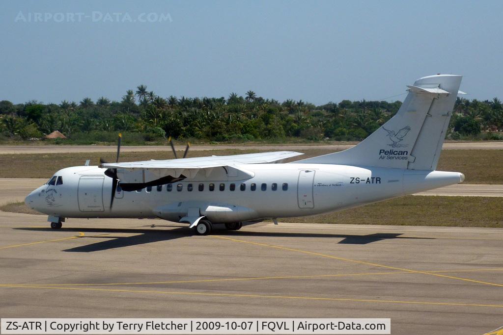 ZS-ATR, 1987 ATR 42-320 C/N 060, Pelican Air ATR42 at Vilanculos, Mozambique