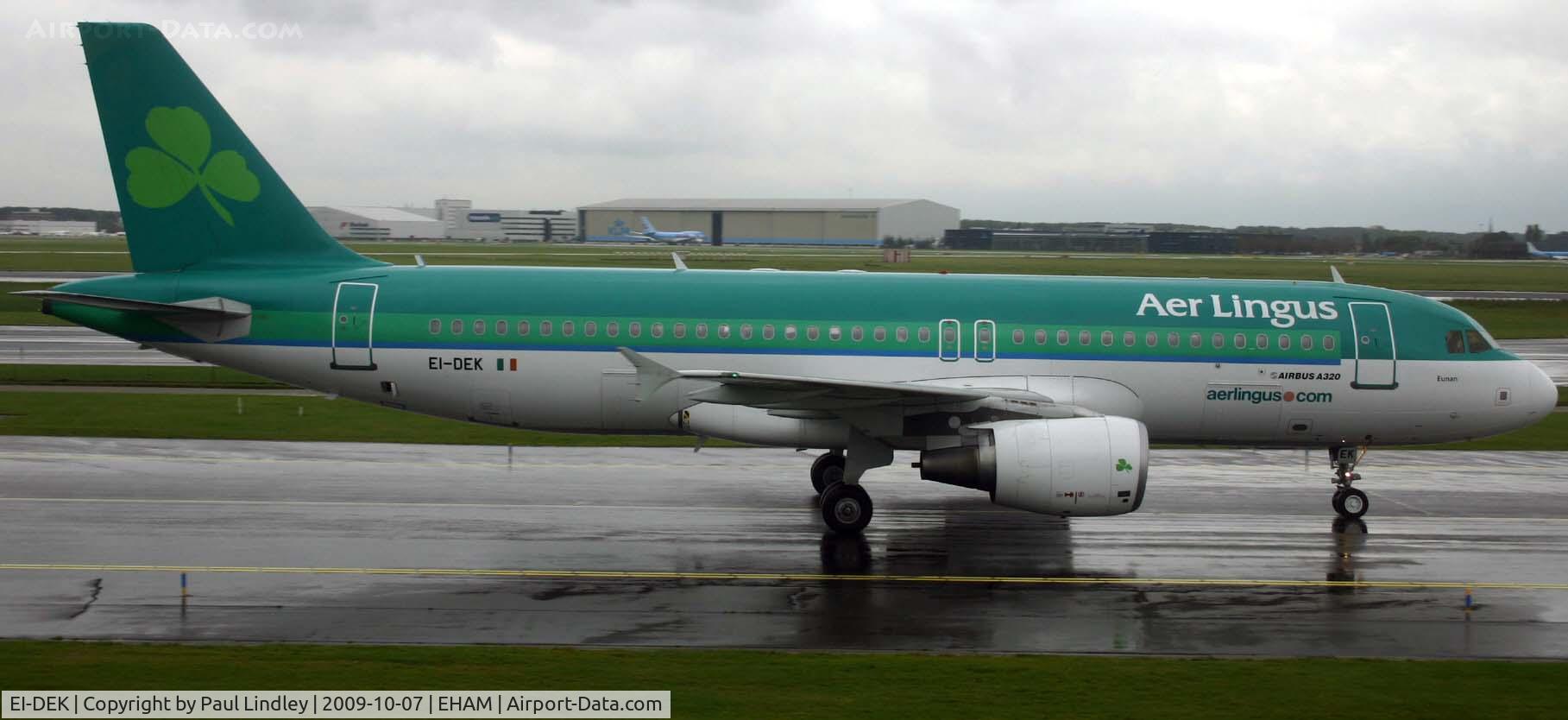 EI-DEK, 2005 Airbus A320-214 C/N 2399, A Wet Schipol