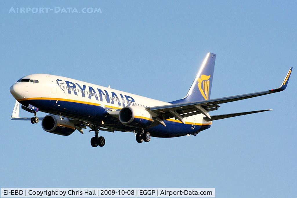EI-EBD, 2009 Boeing 737-8AS C/N 37522, Ryanair