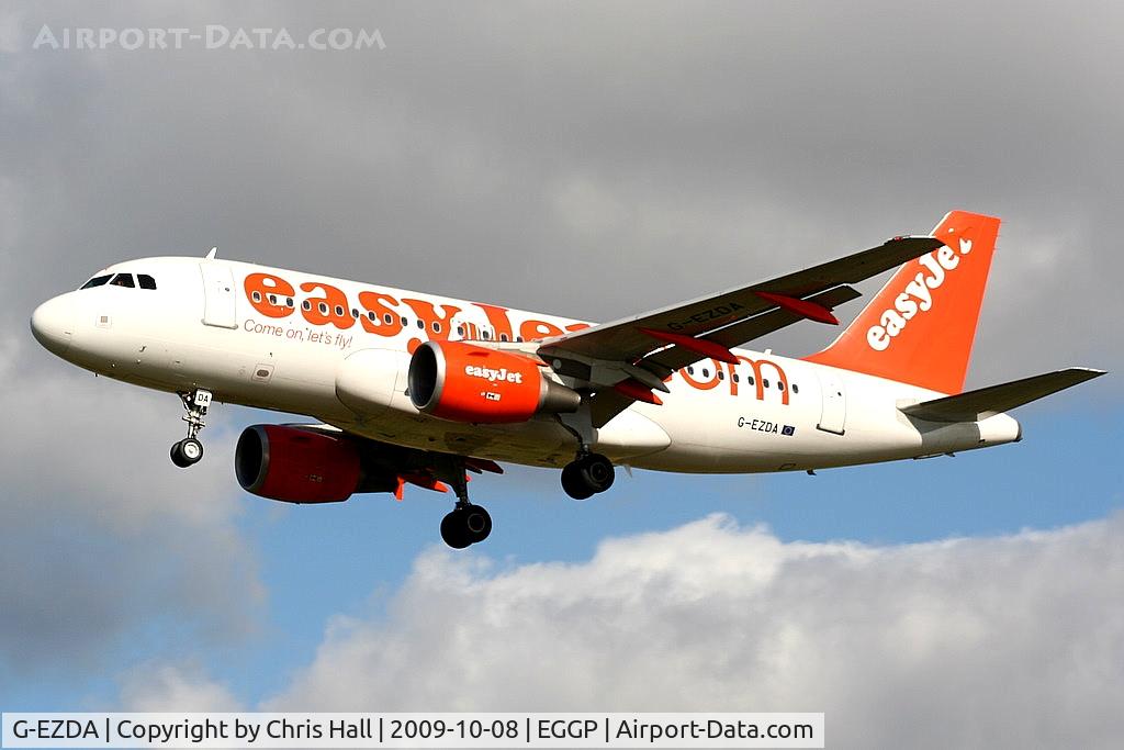 G-EZDA, 2008 Airbus A319-111 C/N 3413, Easyjet