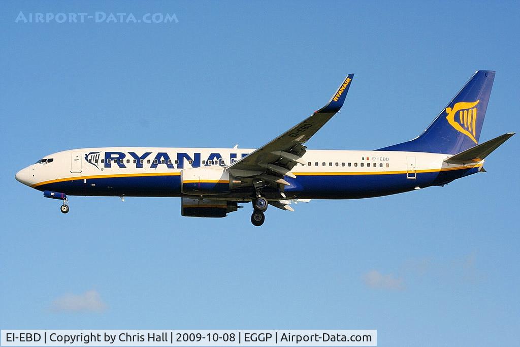 EI-EBD, 2009 Boeing 737-8AS C/N 37522, Ryanair