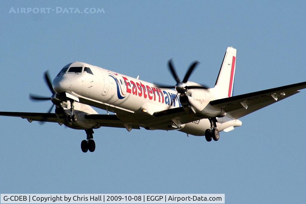 G-CDEB, 1996 Saab 2000 C/N 2000-036, Eastern Airways
