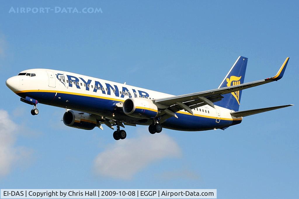 EI-DAS, 2003 Boeing 737-8AS C/N 33553, Ryanair