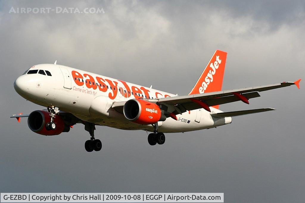 G-EZBD, 2006 Airbus A319-111 C/N 2873, Easyjet
