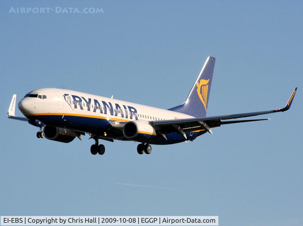 EI-EBS, 2009 Boeing 737-8AS C/N 35001, Ryanair
