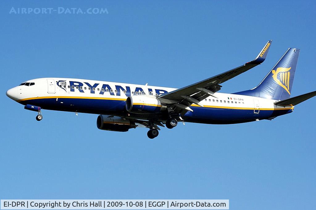 EI-DPR, 2007 Boeing 737-8AS C/N 33614, Ryanair