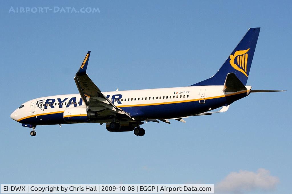 EI-DWX, 2008 Boeing 737-8AS C/N 33630, Ryanair