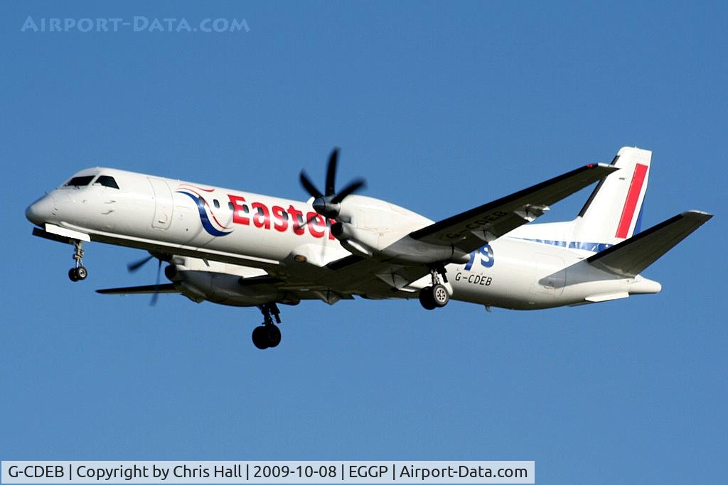 G-CDEB, 1996 Saab 2000 C/N 2000-036, Eastern Airways