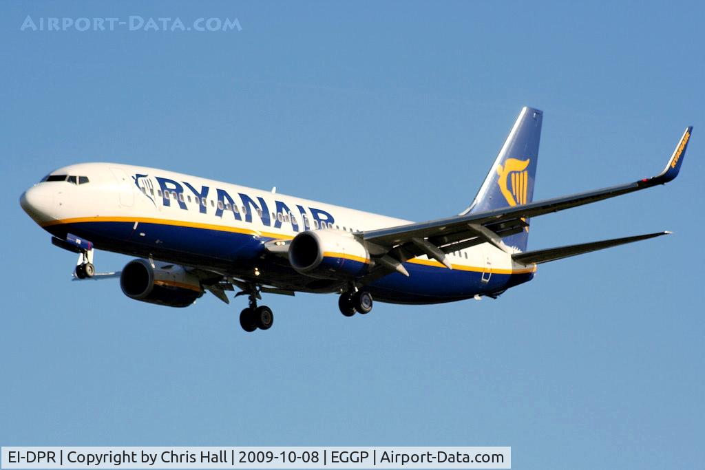 EI-DPR, 2007 Boeing 737-8AS C/N 33614, Ryanair