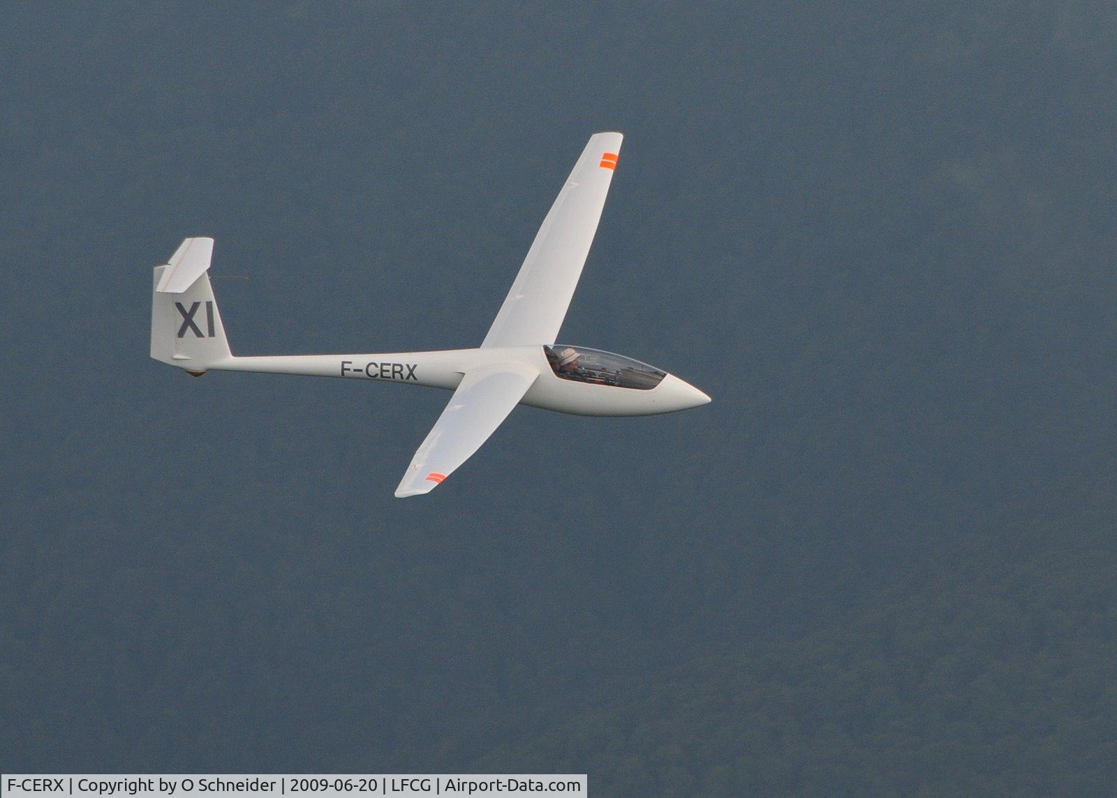 F-CERX, 1982 Centrair ASW-20F C/N 20513, near St Girons SW France