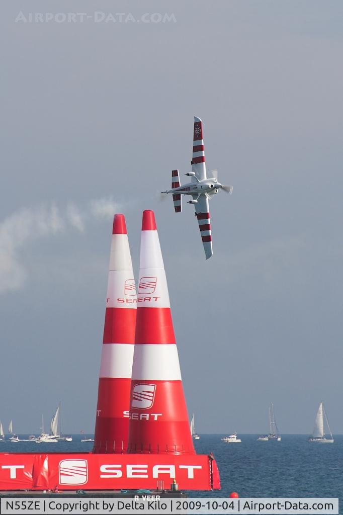 N55ZE, 2007 Zivko Edge 540 C/N 0040A, Red Bull Air Race Barcelona