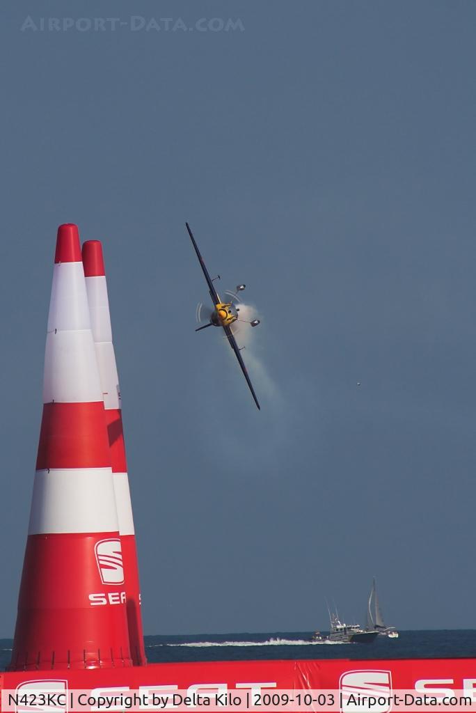 N423KC, 2009 Zivko Edge 540 C/N 0044, Red Bull Air Race Barcelona