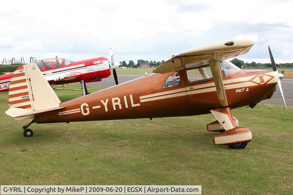 G-YRIL, 1948 Luscombe 8E Silvaire C/N 5945, North Weald resident.