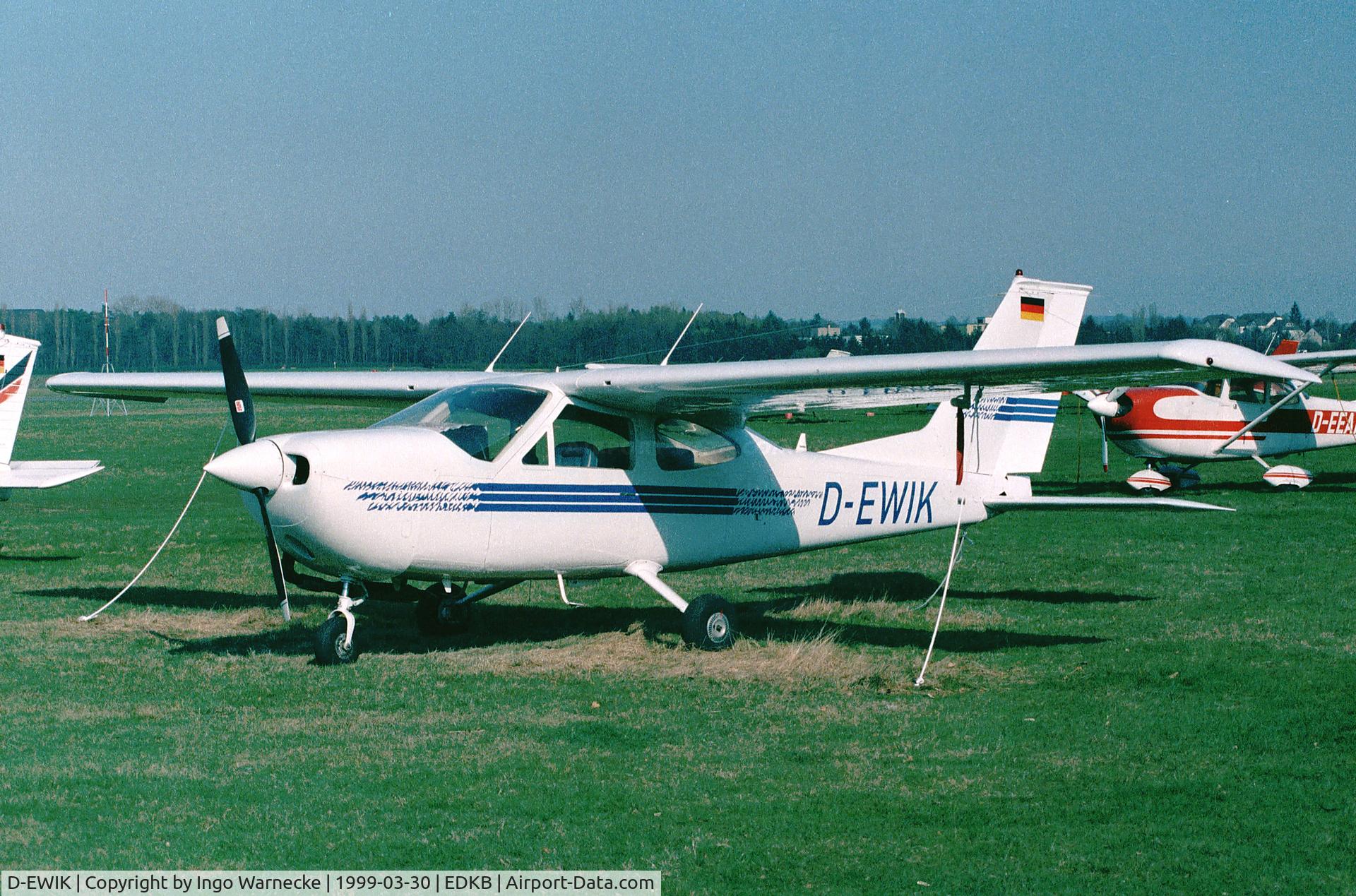 D-EWIK, 1974 Cessna 177B Cardinal C/N 17702091, Cessna 177B Cardinal at Bonn-Hangelar airfield