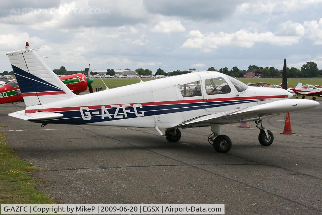G-AZFC, 1971 Piper PA-28-140 Cherokee C/N 28-7125486, Visitor to the 2009 Air Britain fly-in.