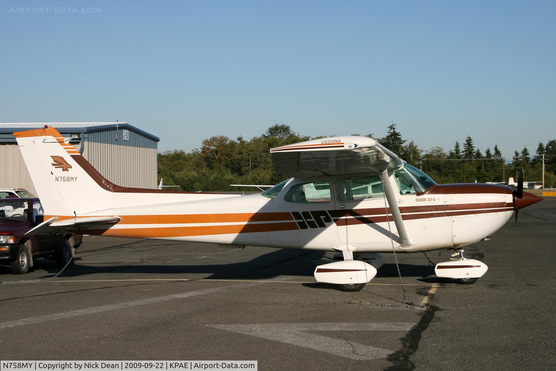 N758MY, 1979 Cessna R172K Hawk XP C/N R1723216, KPAE waiting to go into the paint shop at Sunquest Air Specialties