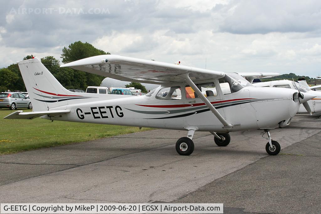 G-EETG, 1983 Cessna 172Q Cutlass Cutlass C/N 17275928, Visitor to the 2009 Air Britain fly-in.