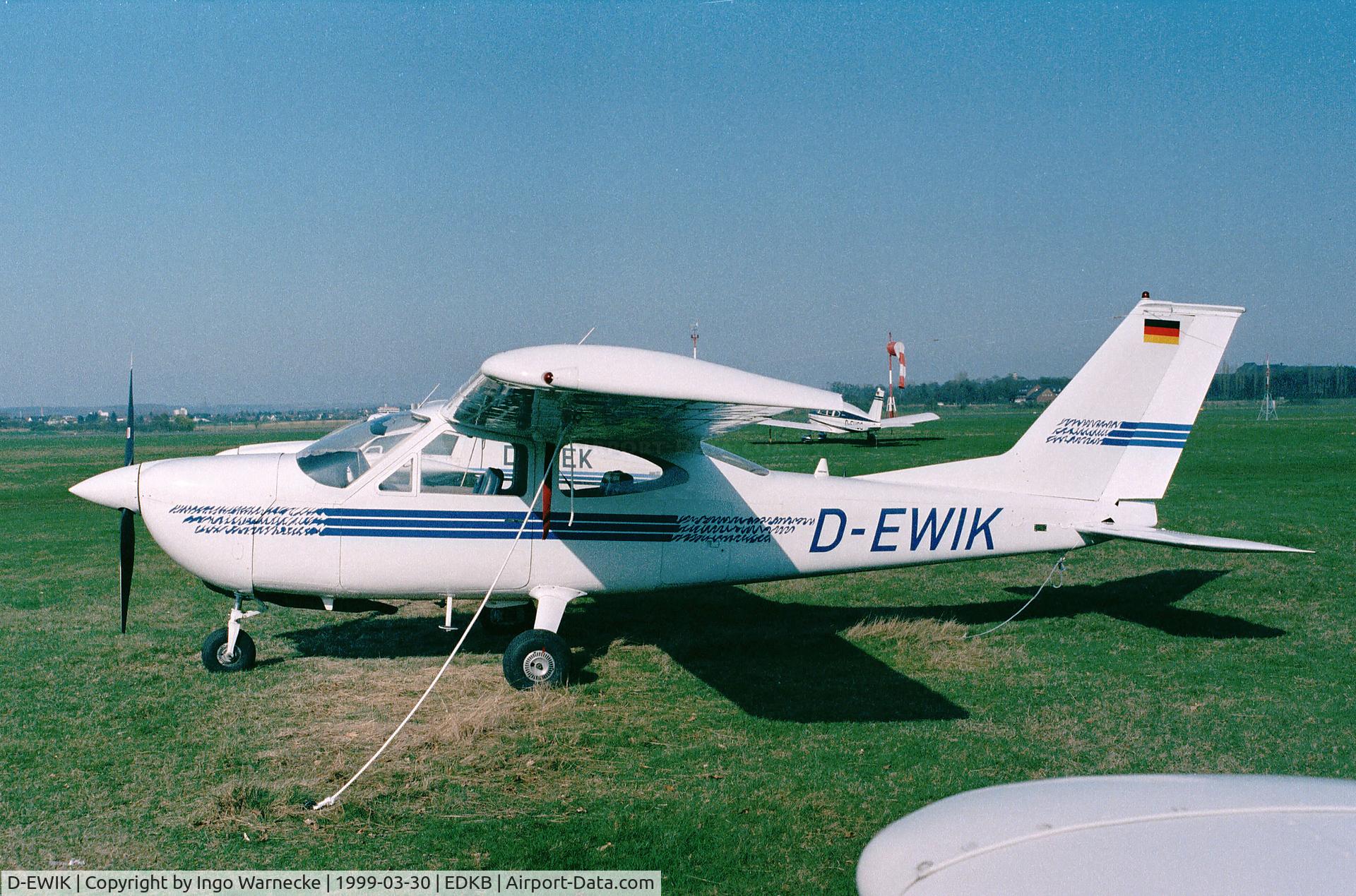 D-EWIK, 1974 Cessna 177B Cardinal C/N 17702091, Cessna 177B Cardinal at Bonn-Hangelar airfield