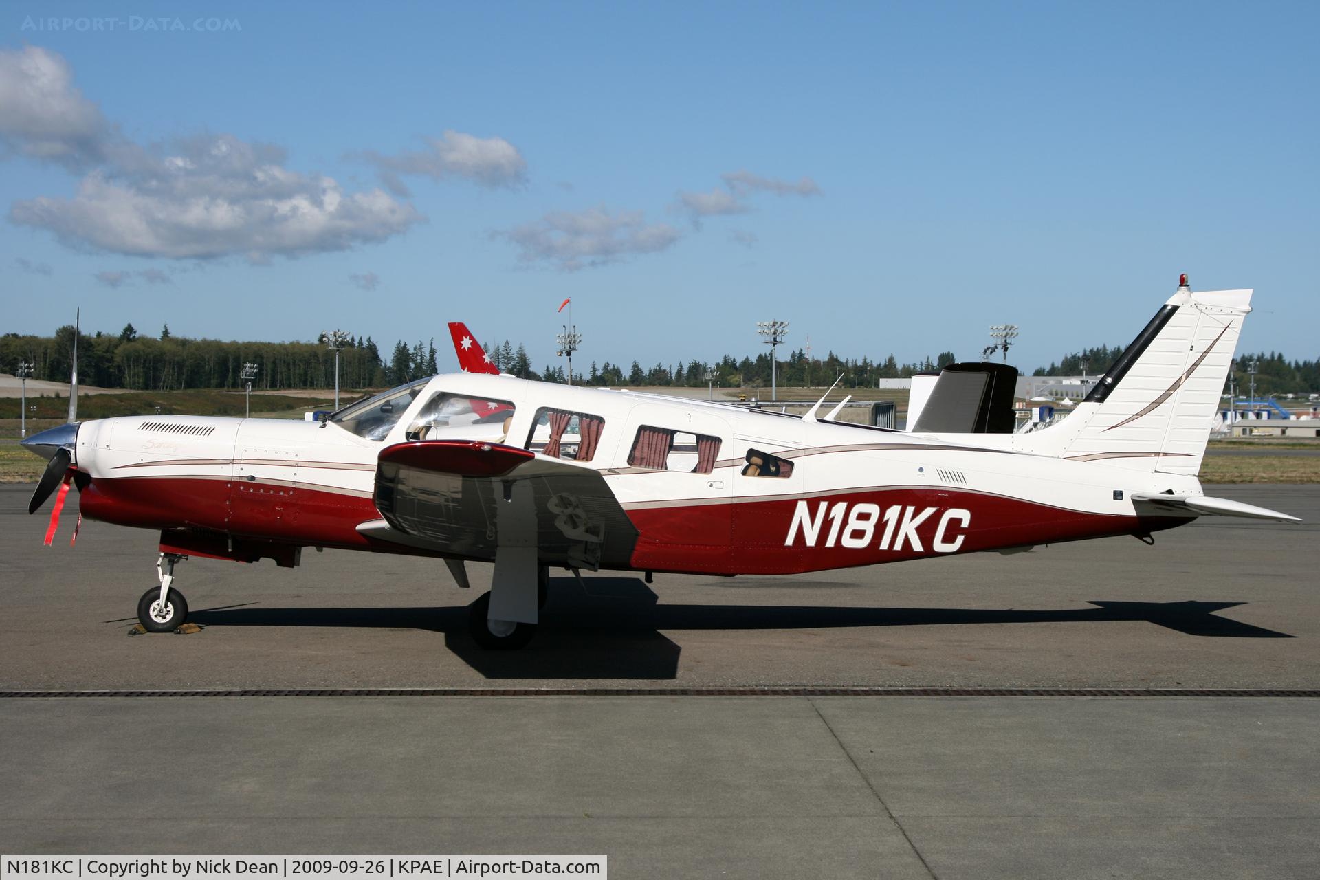 N181KC, 1981 Piper PA-32R-301T Turbo Saratoga C/N 32R-8129055, KPAE