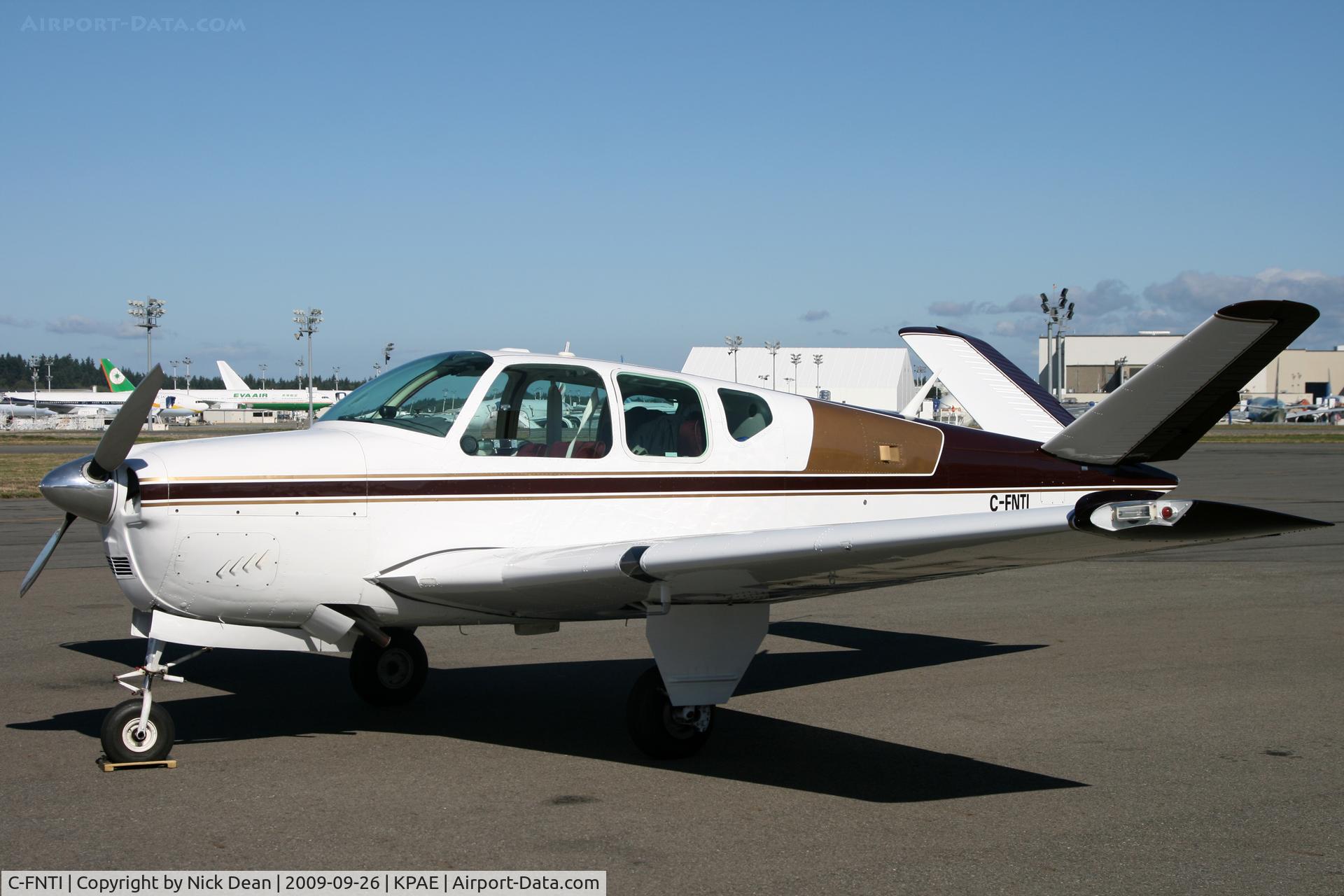 C-FNTI, 1960 Beech M35 Bonanza C/N D-6553, KPAE