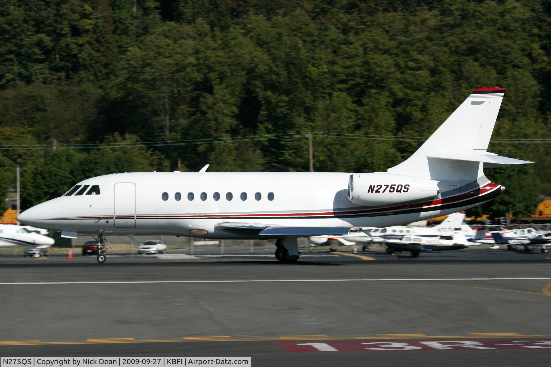 N275QS, 1998 Dassault Falcon 2000 C/N 75, KBFI