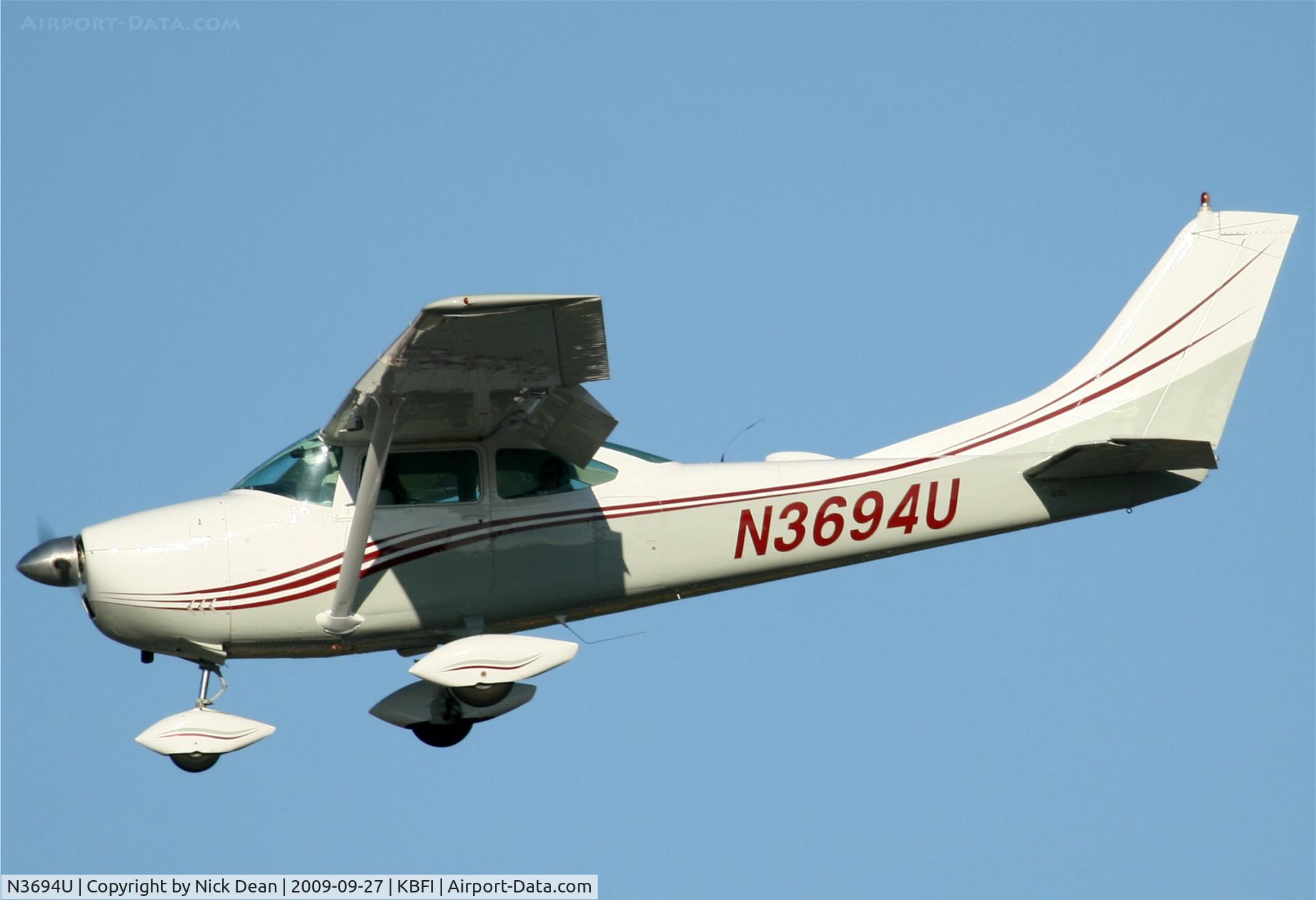 N3694U, 1963 Cessna 182G Skylane C/N 18255094, KBFI