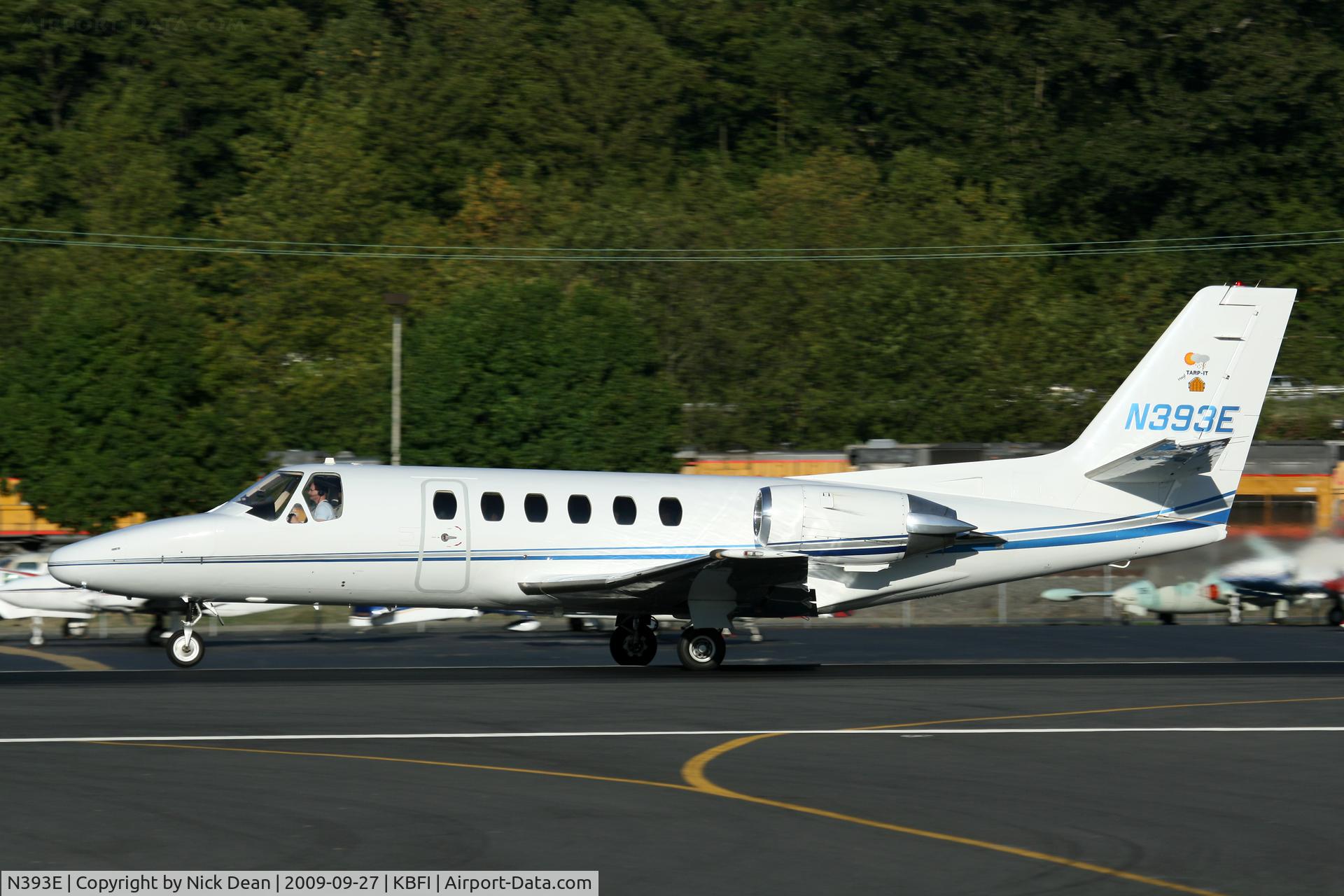 N393E, 1985 Cessna S550 Citation IIS C/N S550-0053, KBFI