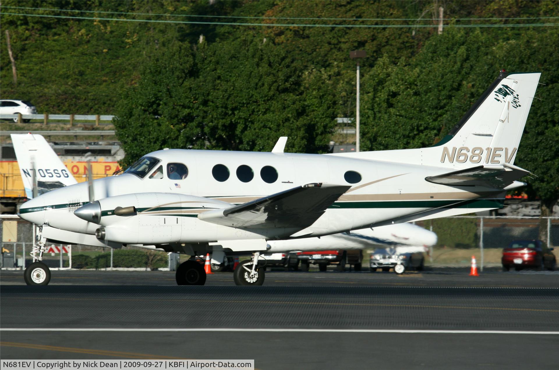 N681EV, 1990 Beech C90A King Air C/N LJ-1228, KBFI