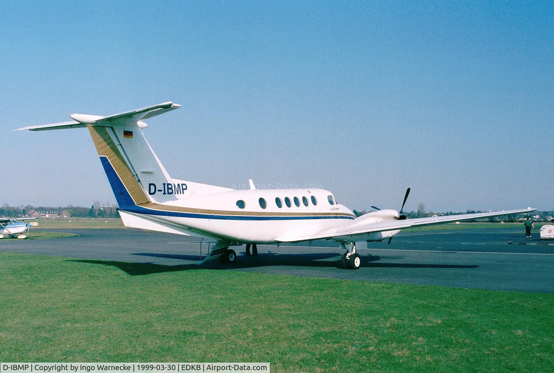 D-IBMP, 1987 Beech B200 King Air King Air C/N BB-1284, Beechcraft Super King Air B200 at Bonn-Hangelar airfield