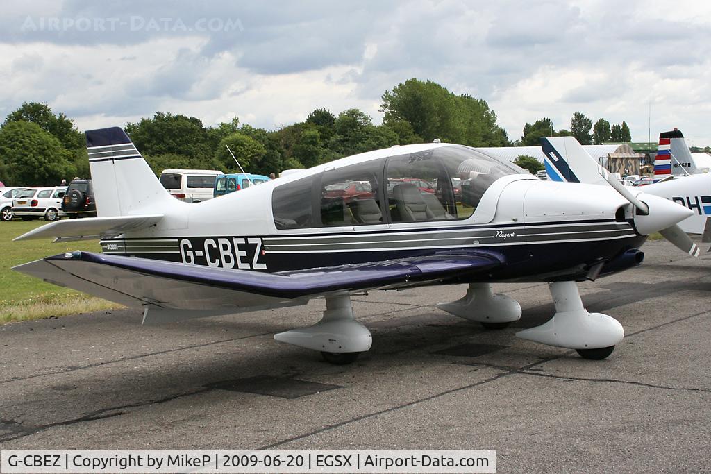 G-CBEZ, 2002 Robin DR-400-180 Regent Regent C/N 2511, Visitor to the 2009 Air Britain fly-in.