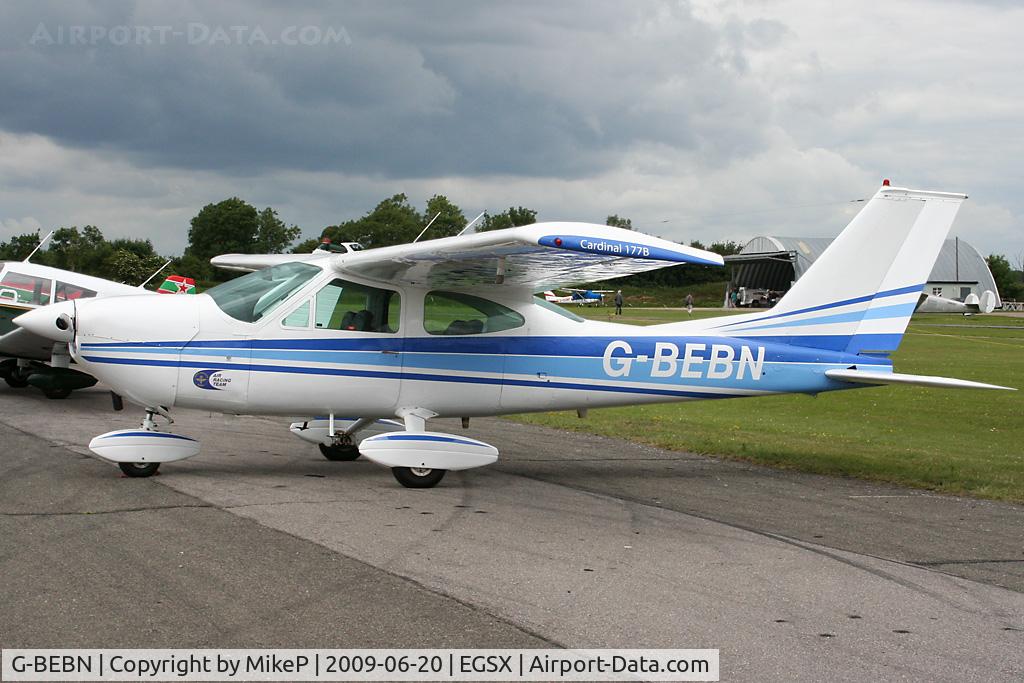 G-BEBN, 1971 Cessna 177B Cardinal C/N 17701631, Visitor to the 2009 Air Britain fly-in.