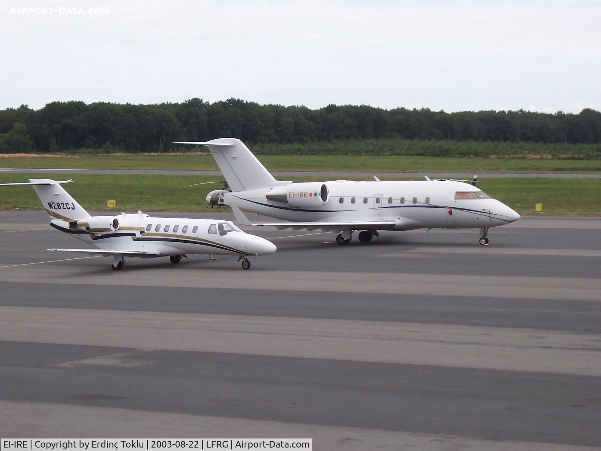 EI-IRE, 2001 Bombardier Challenger 604 (CL-600-2B16) C/N 5515, Seen at Deauville (2/2)