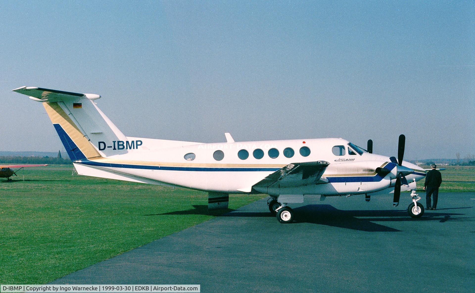 D-IBMP, 1987 Beech B200 King Air King Air C/N BB-1284, Beechcraft Super King Air B200 at Bonn-Hangelar airfield