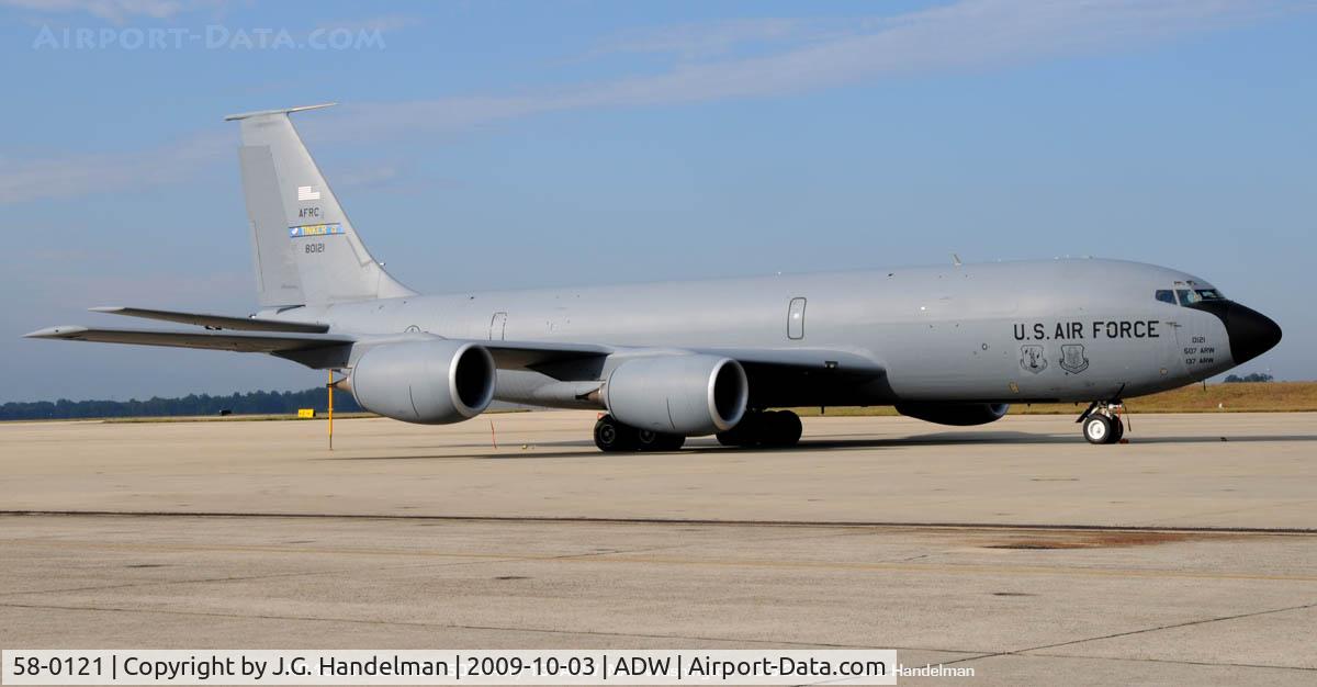 58-0121, 1958 Boeing KC-135R Stratotanker C/N 17866, at ADW