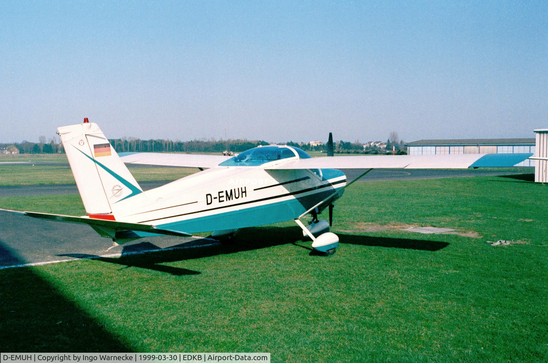D-EMUH, 1966 Bolkow Bo-208C Junior C/N 623, Bölkow Bo 208C Junior at Bonn-Hangelar airfield