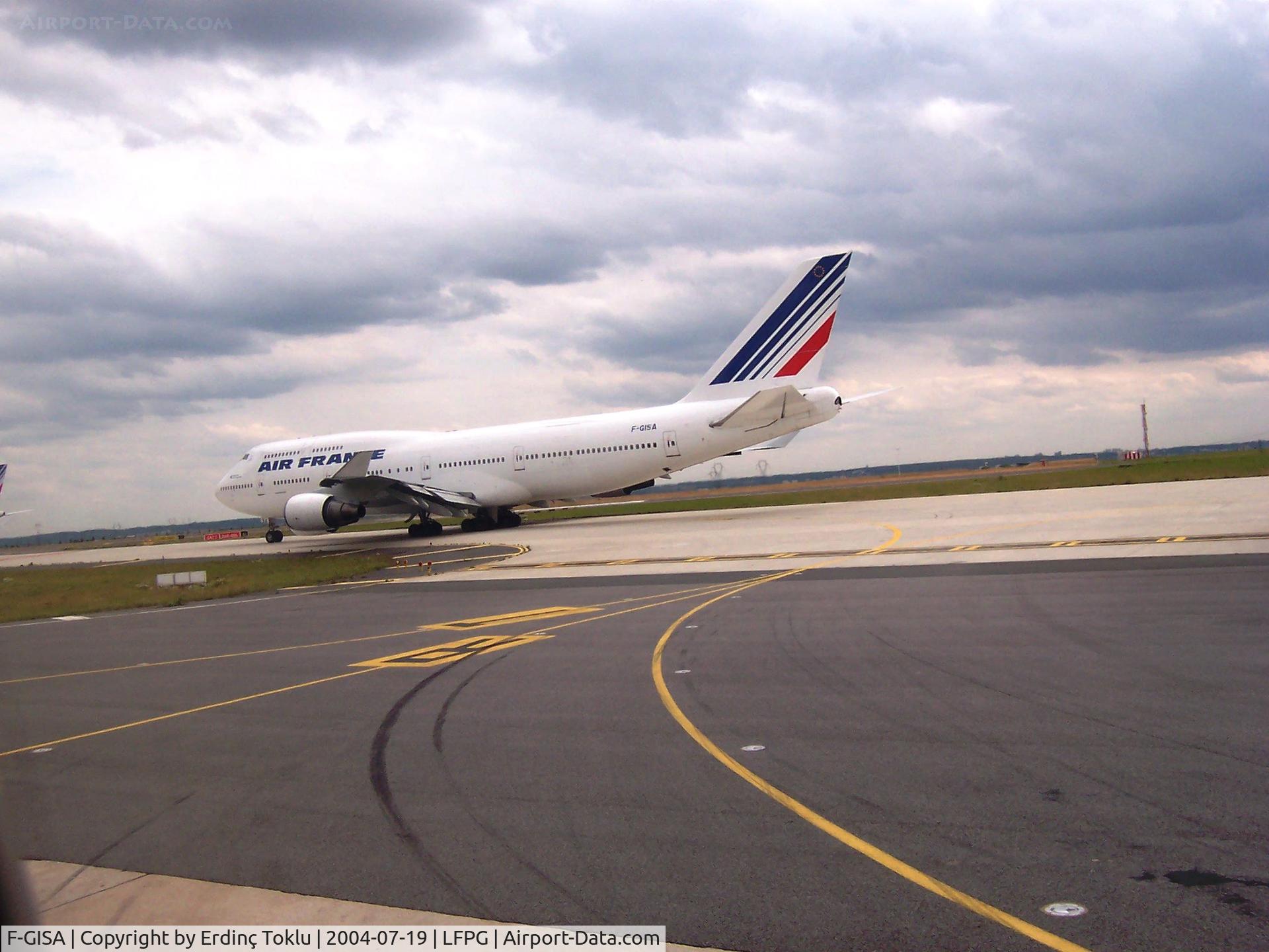 F-GISA, Boeing 747-428 (M) C/N 25238, Seen at Roissy CDG