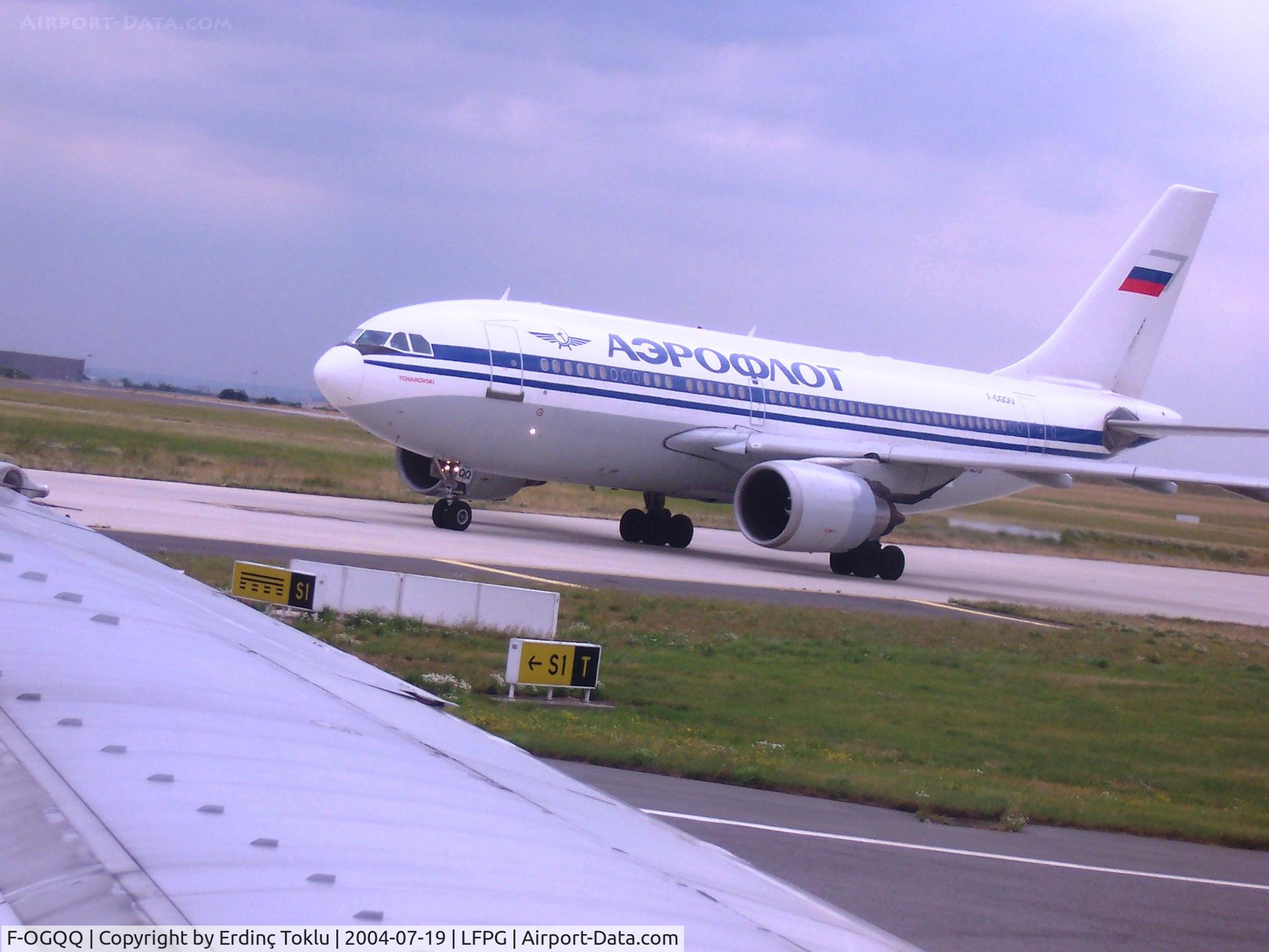 F-OGQQ, 1991 Airbus A310-308(F) C/N 592, Tchaikovski seen at Roissy CDG