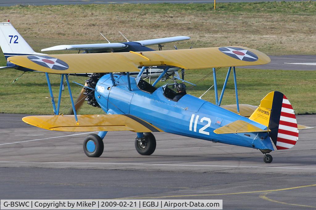 G-BSWC, 1944 Boeing E75 C/N 75-5560, Smart, Vintage Bi-plane.