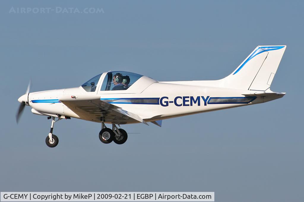 G-CEMY, 2007 Alpi Aviation Pioneer 300 C/N PFA 330-14440, Visitor to Kemble on a perfect February day.