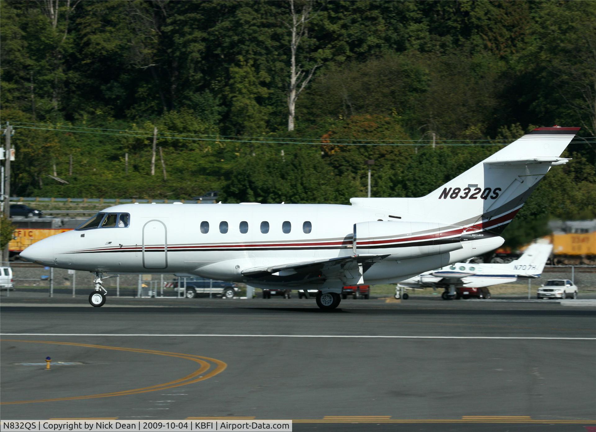 N832QS, 2004 Raytheon Hawker 800XP C/N 258683, KBFI