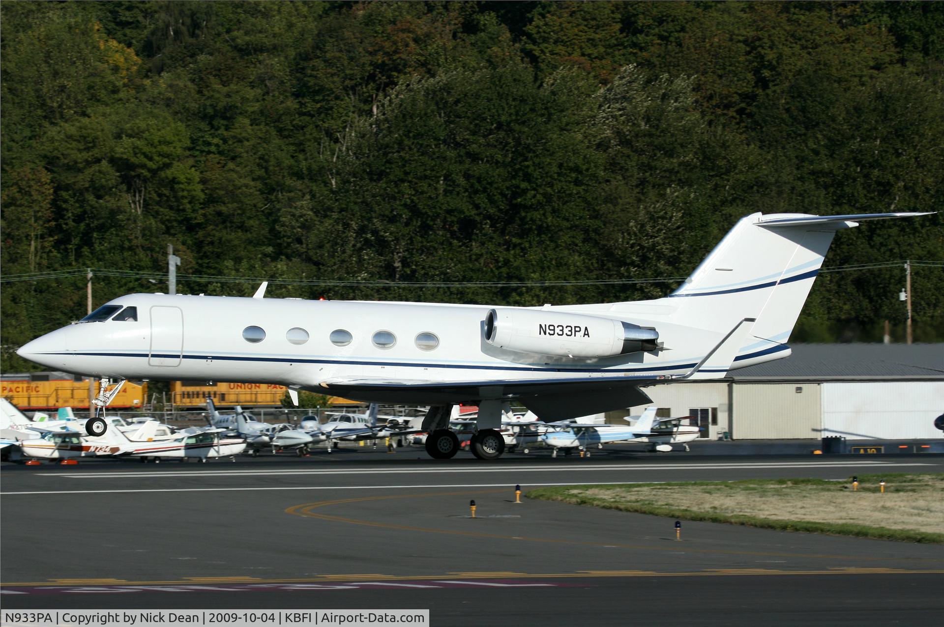 N933PA, 1983 Gulfstream American G-1159A Gulfstream III C/N 367, KBFI