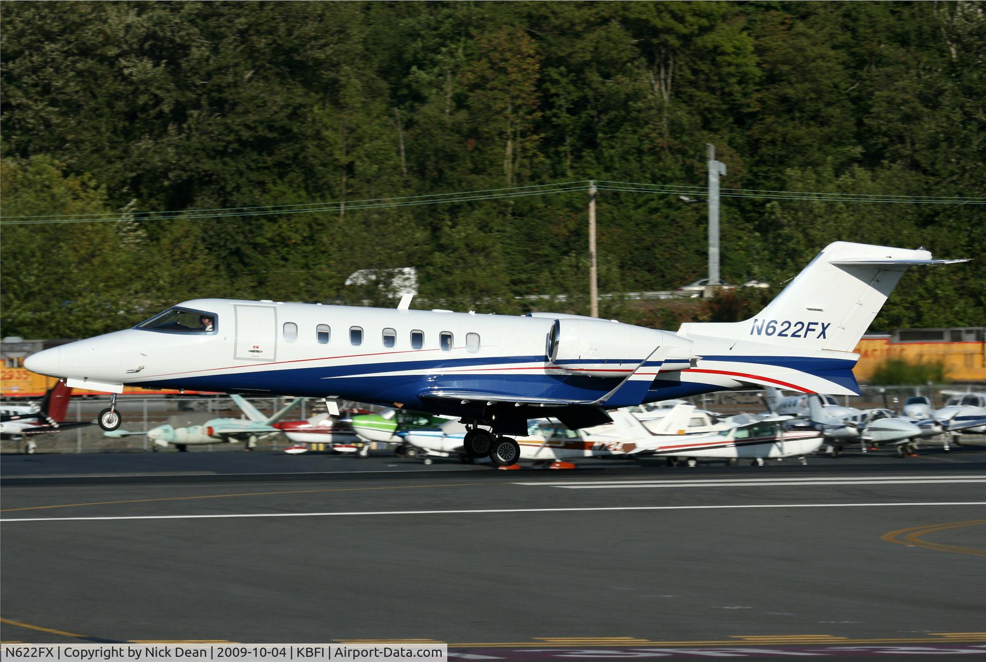 N622FX, 2008 Learjet Inc 45 C/N 2095, KBFI