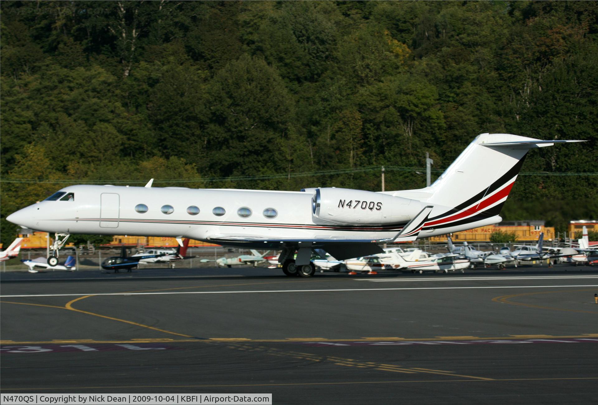 N470QS, 2007 Gulfstream Aerospace GIV-X (G450) C/N 4084, KBFI